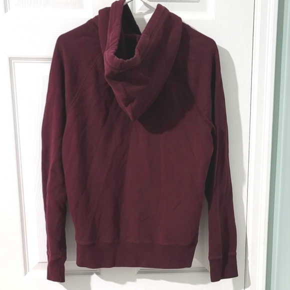 Roots Women's Hooded Sweatshirt Classic Burgundy Size M - Picture 3 of 13